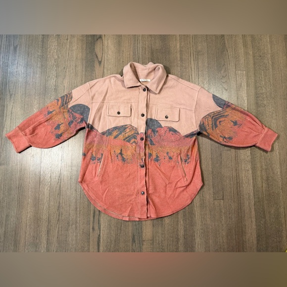 Free People We The Free Ruby Scenic Jacket-Sunset Combo-Size Medium - Picture 4 of 16